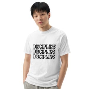 Discipline Unisex garment-dyed heavyweight t-shirt