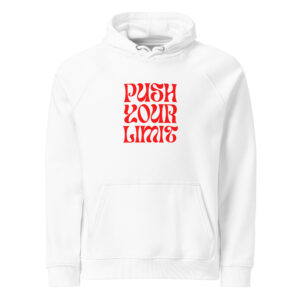 Push your limit - eco raglan hoodie
